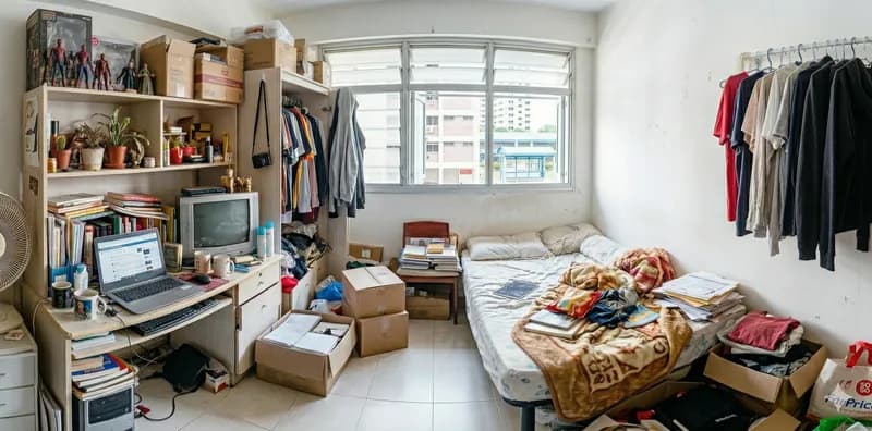 Cluttered House During Viewings