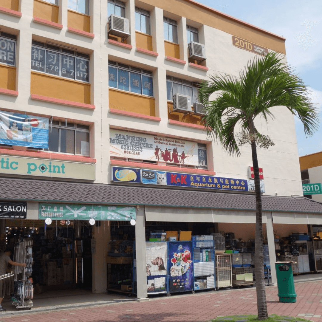 Older HDB estate — lease decay